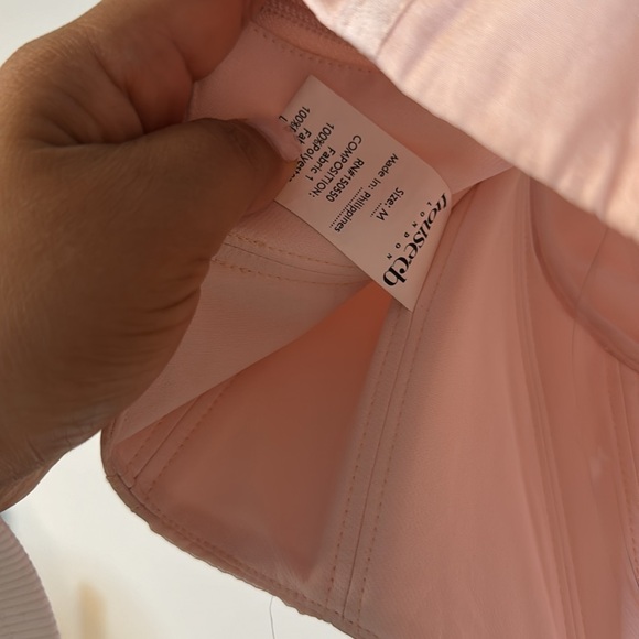 House of Cb     WILLOW
BABY PINK CHIFFON GATHERED BUST CROPPED CORSET - - Picture 13 of 13